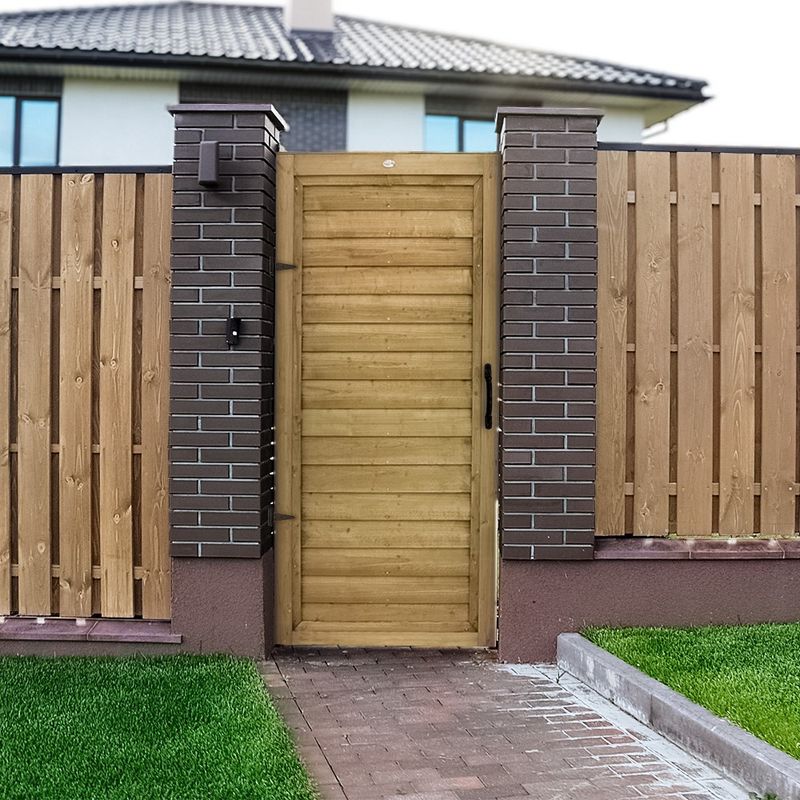 Forest Garden Pressure Treated Square Lap Gate