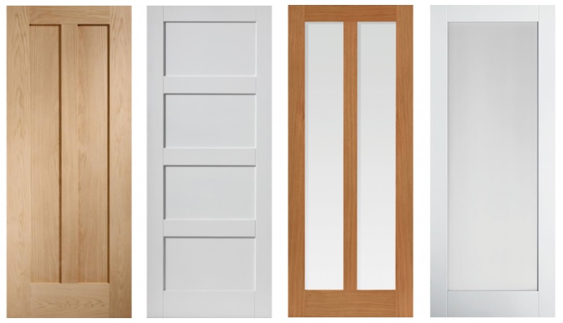 different types of shaker doors
