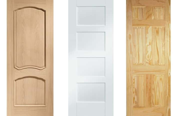 different pannelled doors