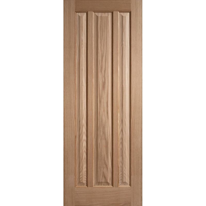 LPD Kilburn 3 Panel Unfinished Oak Internal Door