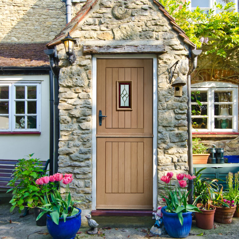 Lifestyle image of an external stable door
