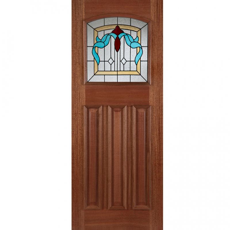 Mendes Hardwood External Edinburgh Triple Glazed Front Door