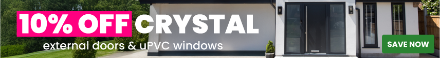 10% off Crystal-Direct external doors & uPVC windows