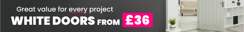 Great value for every project, white doors from £36