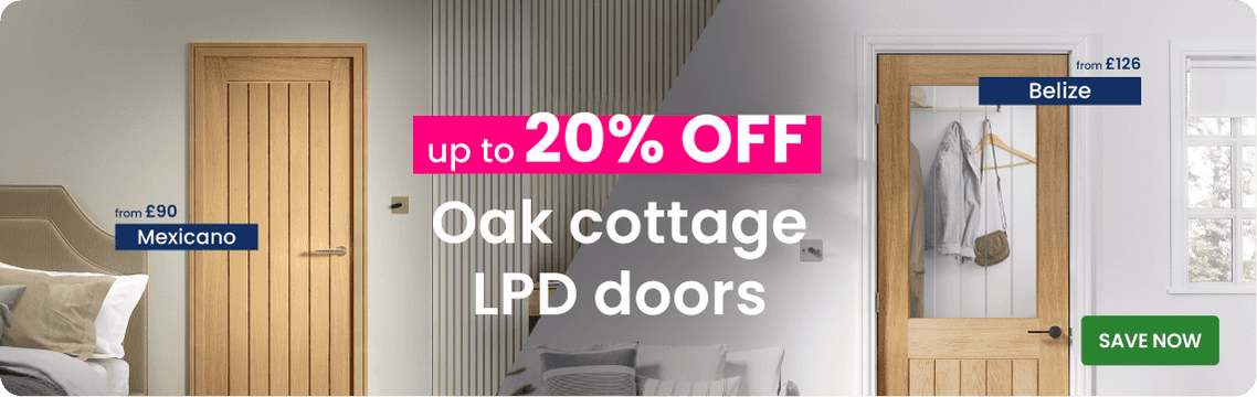 Up to 20% off Oak LPD doors  