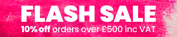 FLASH SALE 10% off orders over £500 
