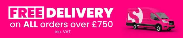 Free delivery on ALL orders over £750  